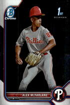 2022 Bowman Chrome Draft #BDC-117 Alex Mcfarlane