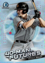 2021 Bowman Chrome 40-Man Futures #FMF-18 Patrick Bailey