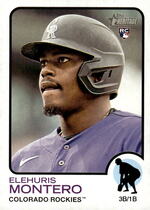 2022 Topps Heritage High Number #585 Elehuris Montero