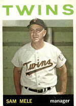 1964 Topps Base Set #54 Sam Mele