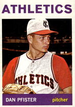 1964 Topps Base Set #302 Dan Pfister