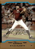 2004 Bowman Draft Gold #BDP158 Kyle Sleeth