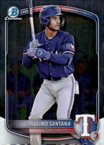 2025 Bowman Chrome Prospects #BCP-72 Paulino Santana