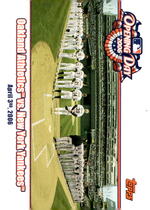 2006 Topps Opening Day Team vs. Team #OM-AY Oakland Athletics