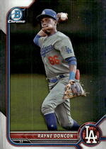 2022 Bowman Chrome Draft #BDC-188 Rayne Doncon