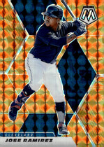2021 Panini Mosaic Reactive Orange #188 Jose Ramirez