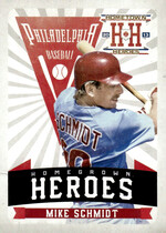 2013 Panini Hometown Heroes Homegrown Heroes #HH17 Mike Schmidt