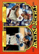 2024 Topps Heritage Then and Now #TAN-8 Fred Lynn|Shohei Ohtani