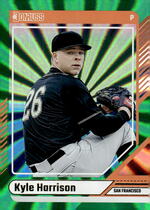2024 Donruss Green Laser #63 Kyle Harrison