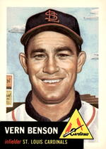 1991 Topps Archives 1953 #205 Vern Benson
