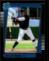 2021 Panini Chronicles Clearly Donruss #21 Cristian Pache