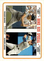 2023 Topps Heritage High Number Update Home Run Special #100 Aaron Judge|Roger Maris