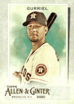 2020 Topps Allen & Ginter #190 Yuli Gurriel