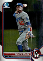 2022 Bowman Chrome Draft #BDC-188 Rayne Doncon