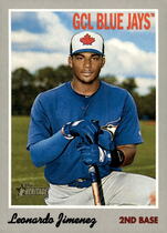2019 Topps Heritage Minor League #78 Leonardo Jimenez