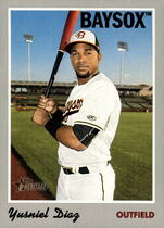 2019 Topps Heritage Minor League #64 Yusniel Diaz