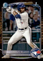 2025 Bowman Chrome Prospects Reptilian Refractor #BCP-150 Charles Mcadoo
