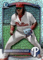2025 Bowman Chrome Mega Box Prospects (Mojo Refractor) #BCP-65 Aroon Escobar