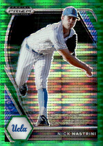 2021 Panini Prizm Draft Picks Green Pulsar Prizm #PDP131 Nick Nastrini