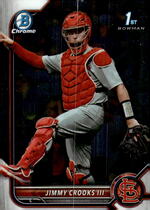 2022 Bowman Chrome Draft #BDC-178 Jimmy Crooks Iii