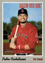 2019 Topps Heritage Minor League #108 Pedro Castellanos