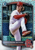 2025 Bowman Chrome Mega Box Prospects (Mojo Refractor) #BCP-25 Quinn Mathews