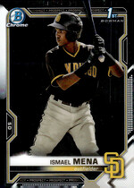 2021 Bowman Chrome Prospects #BCP-36 Ismael Mena