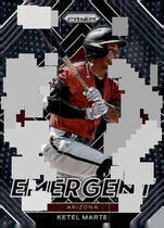 2022 Panini Prizm Emergent #E-13 Ketel Marte