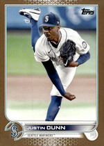 2022 Topps Gold #185 Justin Dunn