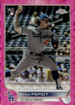 2022 Topps Chrome Update Pink Wave Refractor #USC114 Ryan Pepiot