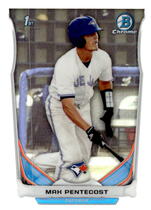2014 Bowman Chrome Draft #CDP8 Max Pentecost