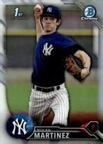 2016 Bowman Chrome Draft Refractor #BDC-106 Nolan Martinez