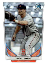 2014 Bowman Chrome Draft #CDP61 Sam Travis
