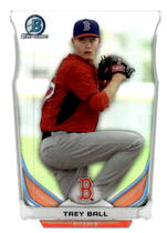 2014 Bowman Chrome Draft Top Prospects #CTP-20 Trey Ball