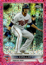 2022 Topps Chrome Magenta Speckle Refractor #105 Alex Kirilloff