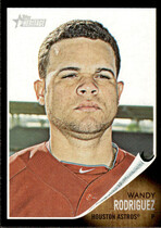 2011 Topps Heritage Black #C100 Wandy Rodriguez