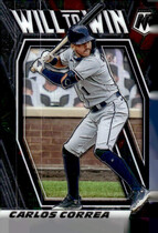 2021 Panini Mosaic Will to Win #10 Carlos Correa