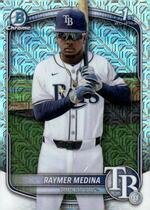2025 Bowman Chrome Mega Box Prospects (Mojo Refractor) #BCP-175 Raymer Medina