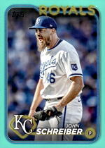 2024 Topps Update Aqua #US60 John Schreiber
