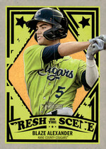 2019 Topps Heritage Minor League Fresh on the Scene #FOS-17 Blaze Alexander