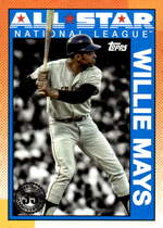 2025 Topps 1990 Topps All-Star (Blue) #90AS-30 Willie Mays