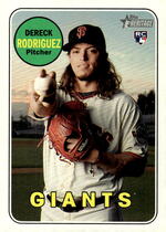 2018 Topps Heritage High Number #590 Dereck Rodriguez