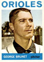 1964 Topps Base Set #322 George Brunet