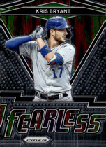 2021 Panini Prizm Fearless #FR-12 Kris Bryant
