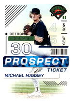 2024 Panini Prospect Edition Prospect Ticket #50 Michael Massey