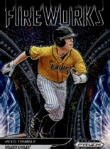 2021 Panini Prizm Draft Picks Fireworks #6 Reed Trimble