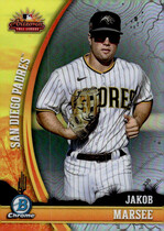 2024 Bowman Chrome 2023 AFL Fall Stars #AFLS-3 Jakob Marsee