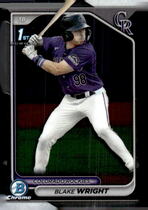 2024 Bowman Chrome Draft #BDC-27 Blake Wright