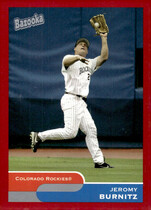 2004 Topps Bazooka Red Border Chunks #24 Jeromy Burnitz