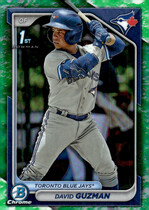 2024 Bowman Chrome Prospects Lunar Glow Refractor #BCP-114 David Guzman